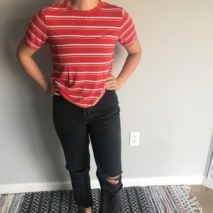 American Eagle Striped Tee